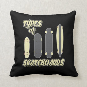 Types Of Skateboards Skateboarder Skateboarding Cushion