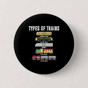 Types Of Trains Shirt Toddler Boy Locomotive Son B 6 Cm Round Badge