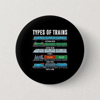 Types Of Trains Shirt Toddler Boy Locomotive Son B 6 Cm Round Badge