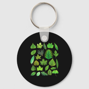 Types Of Tree Leaves Biology Nature Educational Ta Key Ring