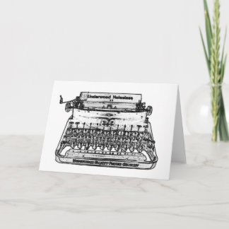 TYPEWRITER art card