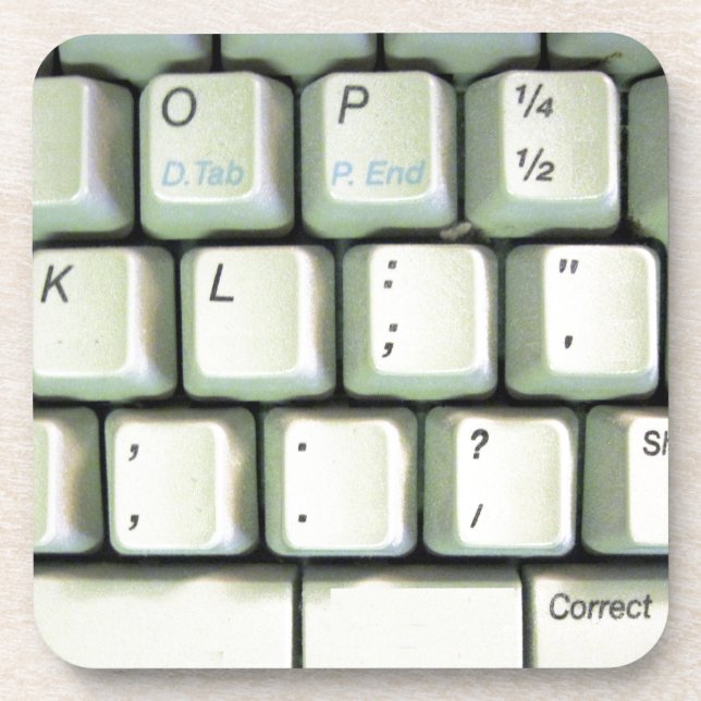 Typewriter Keyboard Coaster (Front)