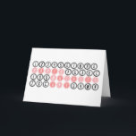 Typewriter Keyboard Happy Mother's Day Card<br><div class="desc">Old fashioned typewriter keys spell out Happy Mother's Day in pink and black against a white background.</div>