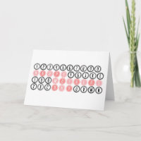 Typewriter Keyboard Happy Mother's Day Card