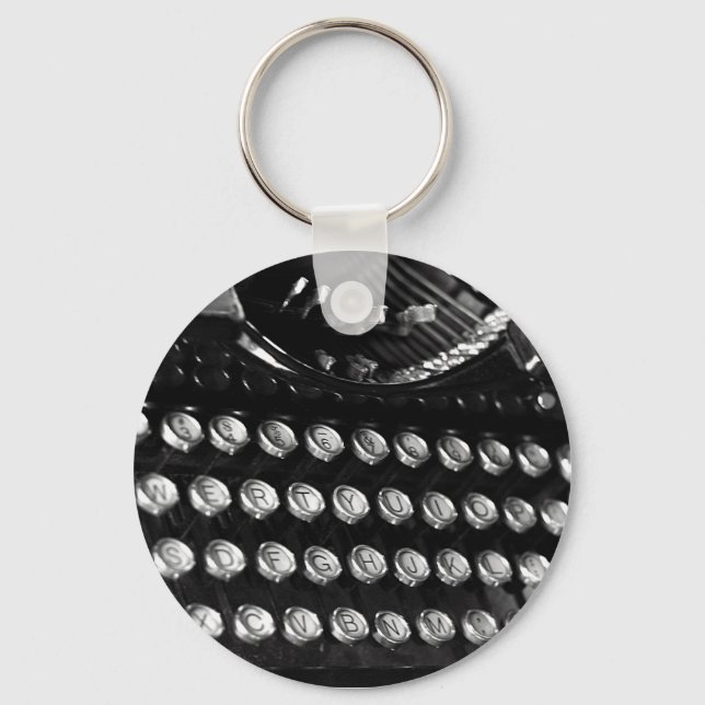 Typewriter keys keychain (Front)