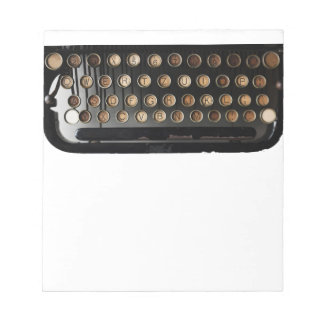Typewriter Keys Notepad