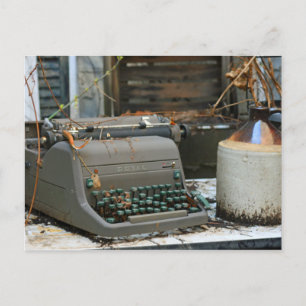 Typewriter Letter Postcard