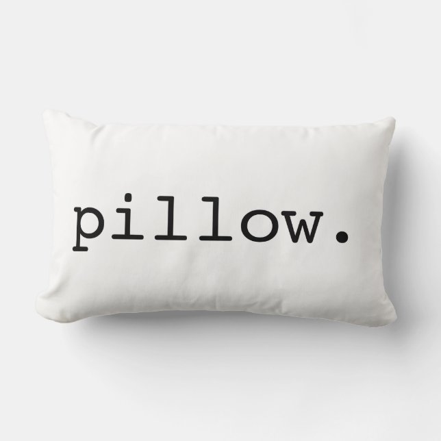 Typewriter Pillow Throw Pillow (Front)