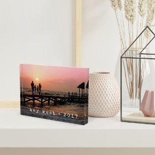 Typewriter   Vacation Memory Photo Block