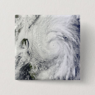 Typhoon Chaba in the Philippine Sea 15 Cm Square Badge
