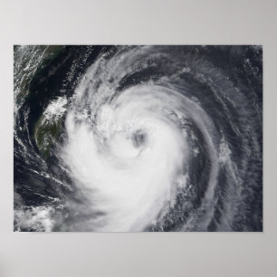 Typhoon Chaba in the western Pacific Ocean Poster
