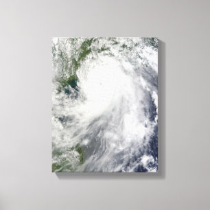 Typhoon Chanthu Canvas Print