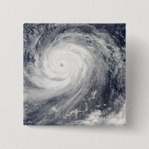 Typhoon Choi-wan west of the Mariana Islands 15 Cm Square Badge