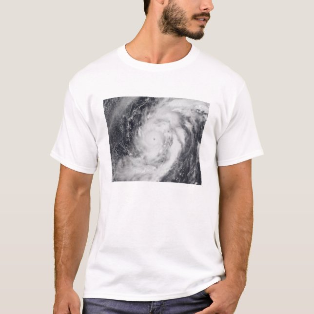 Typhoon Damrey in the western Pacific Ocean T-Shirt (Front)