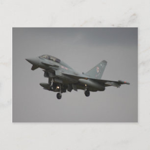 Typhoon Euro fighter Postcard