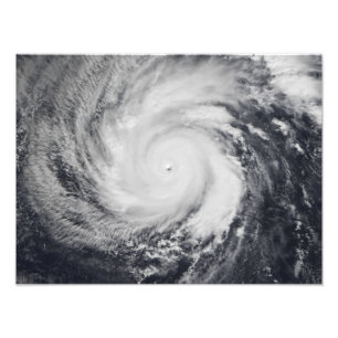 Typhoon Faxai in the western Pacific Ocean Photo Print