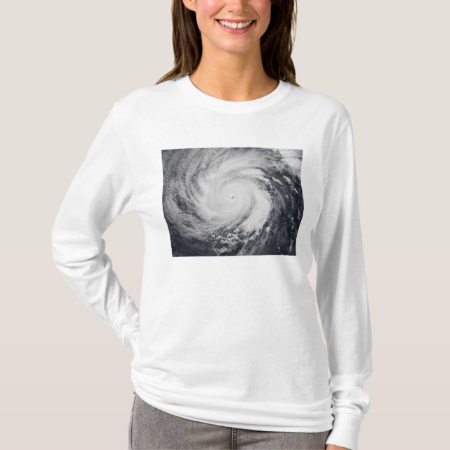 Typhoon Faxai in the western Pacific Ocean T-Shirt (Front)