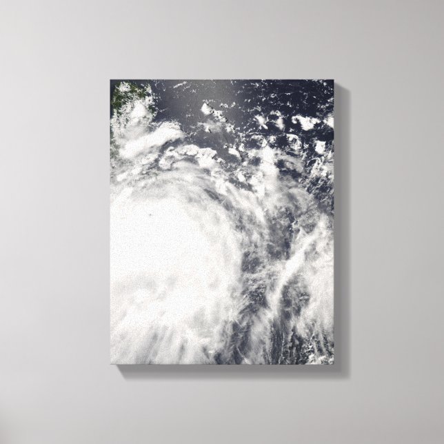 Typhoon Fengshen over the Philippines Canvas Print (Front)