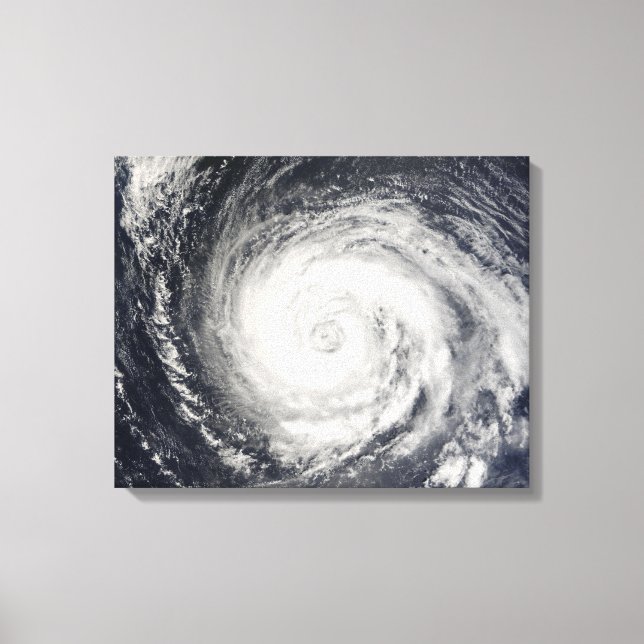 Typhoon Fitow Canvas Print (Front)