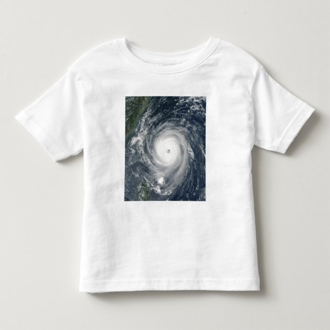 Typhoon Longwang  approaching Taiwan Toddler T-Shirt (Front)