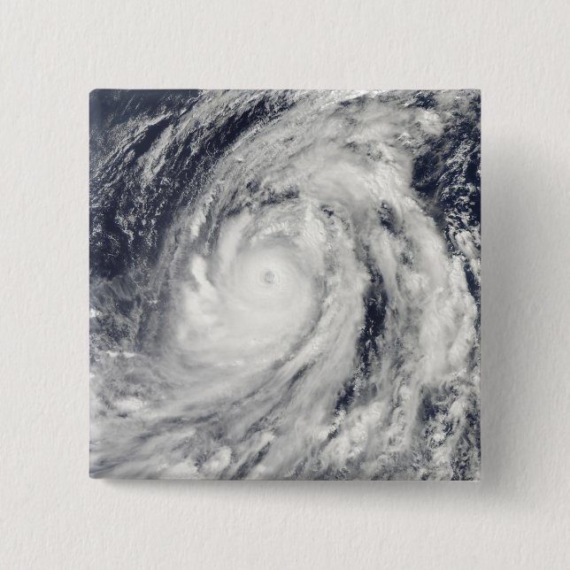 Typhoon Lupit 15 Cm Square Badge (Front)