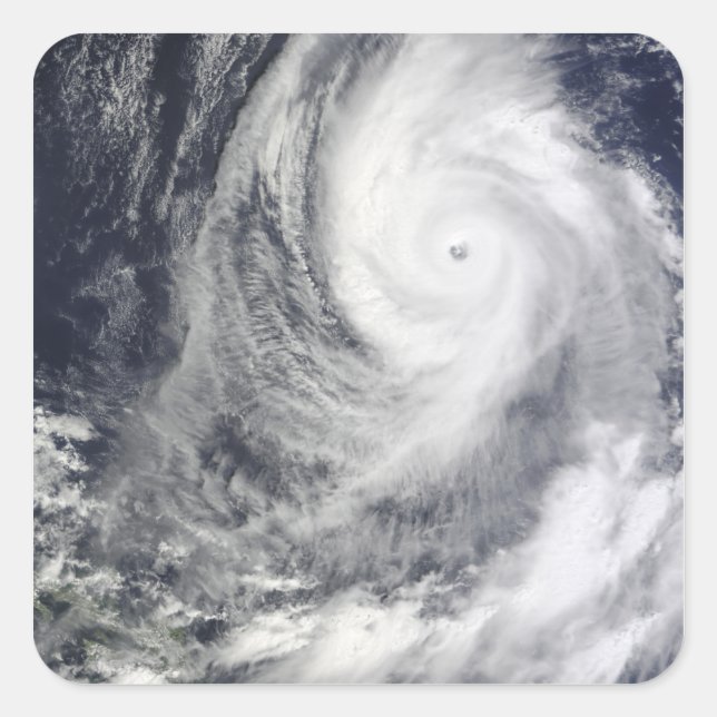 Typhoon Lupit 2 Square Sticker (Front)