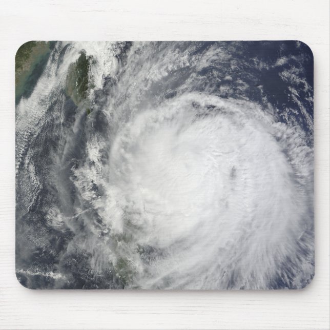 Typhoon Lupit off the Philippines Mouse Pad (Front)