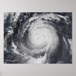 Typhoon Maemi in the Western Pacific Ocean Poster