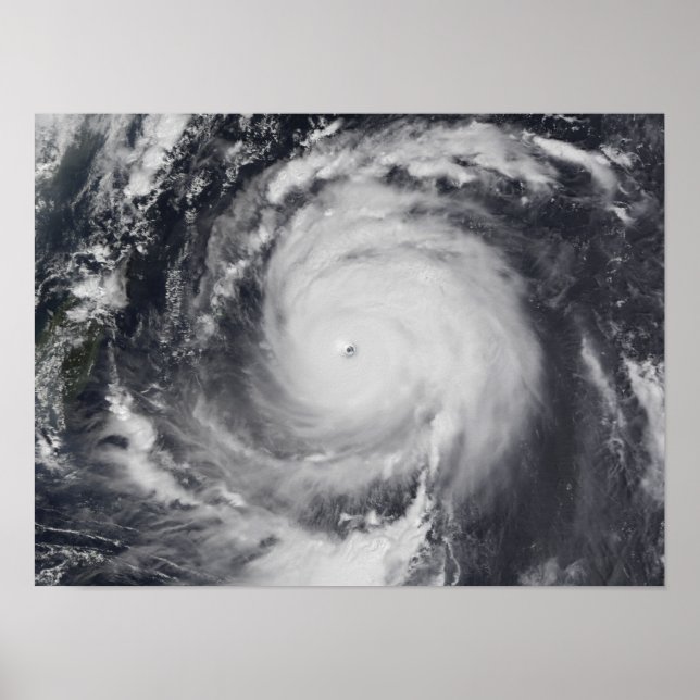 Typhoon Maemi in the Western Pacific Ocean Poster (Front)