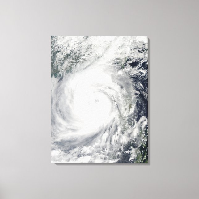 Typhoon Megi 4 Canvas Print (Front)