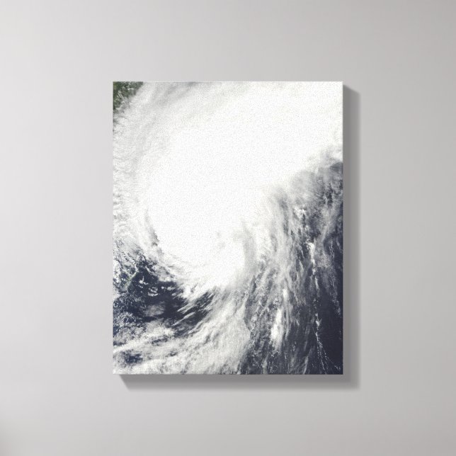 Typhoon Melor approaching Japan Canvas Print (Front)