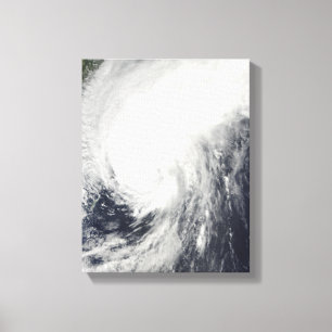 Typhoon Melor approaching Japan Canvas Print