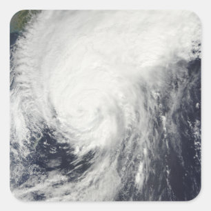 Typhoon Melor approaching Japan Square Sticker