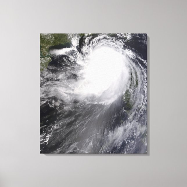 Typhoon Nuri approaching China Canvas Print (Front)
