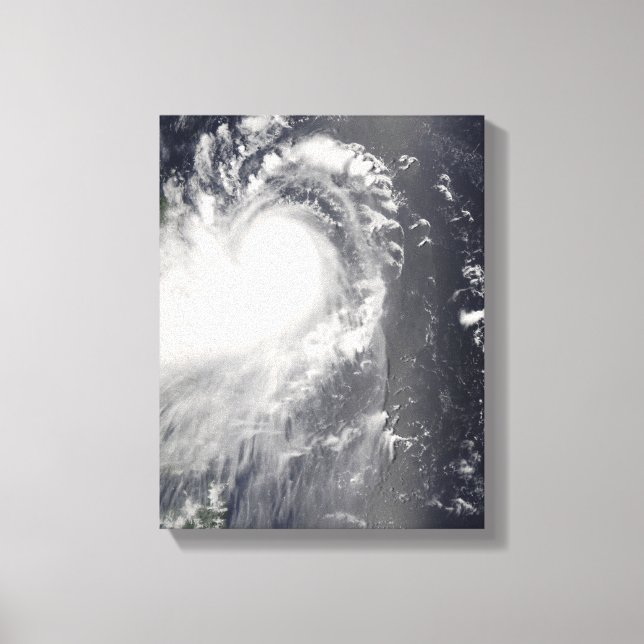 Typhoon Nuri approaching the Philippine Islands Canvas Print (Front)