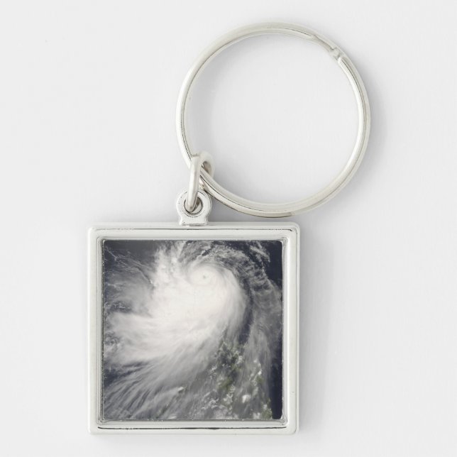 Typhoon Nuri over the Philippine Islands Key Ring (Front)