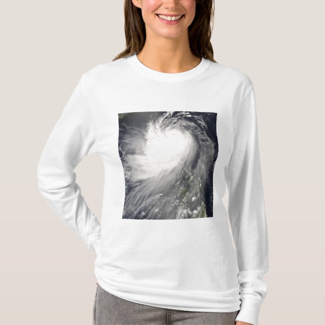 Typhoon Nuri over the Philippine Islands T-Shirt (Front)