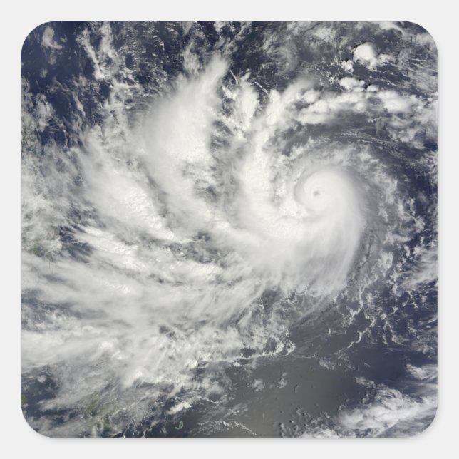 Typhoon Parma heading westward Square Sticker (Front)