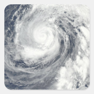 Typhoon Phanfone 2 Square Sticker