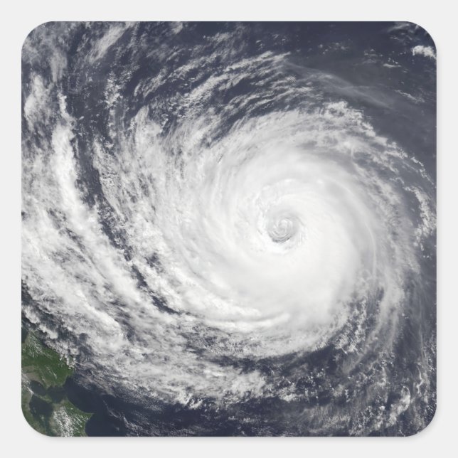Typhoon Phanfone Square Sticker (Front)