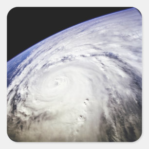 Typhoon Saomai Square Sticker