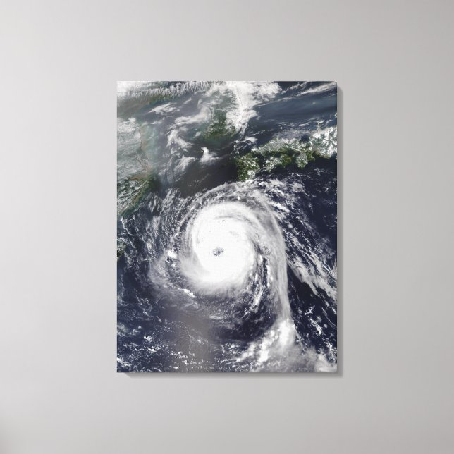 Typhoon Sinlaku 2 Canvas Print (Front)