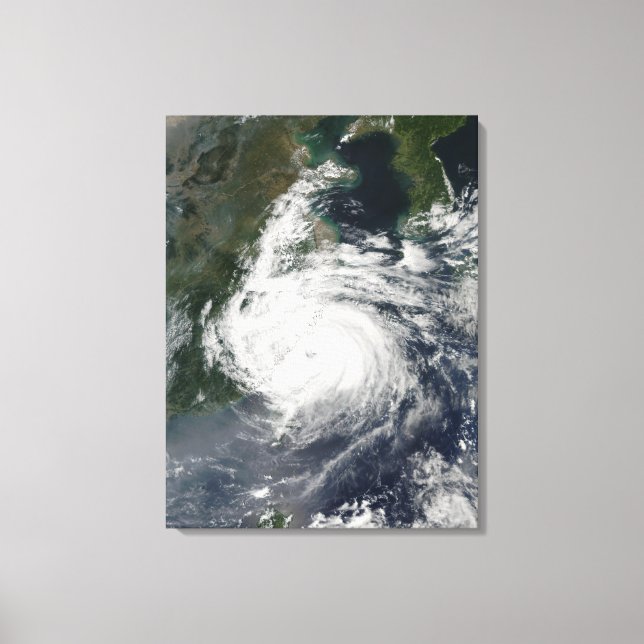 Typhoon Sinlaku Canvas Print (Front)