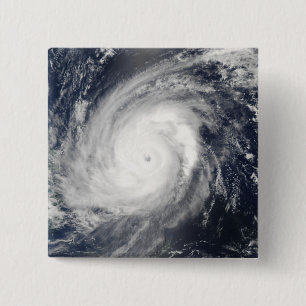 Typhoon Sudal south of Japan 2 15 Cm Square Badge
