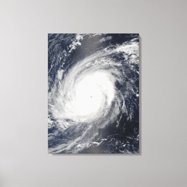 Typhoon Sudal south of Japan 2 Canvas Print (Front)