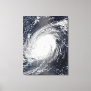 Typhoon Sudal south of Japan 2 Canvas Print