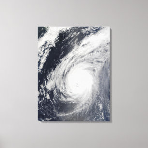 Typhoon Sudal south of Japan 3 Canvas Print