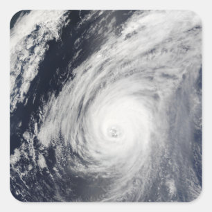 Typhoon Sudal south of Japan 3 Square Sticker