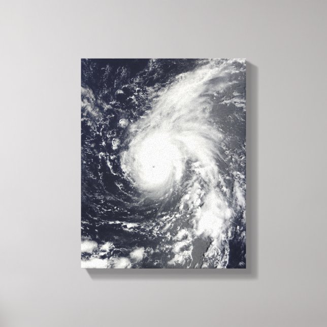 Typhoon Vamco in the Pacific Ocean Canvas Print (Front)