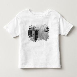 Typical adobe door and entryway in Santa Fe, New Toddler T-Shirt